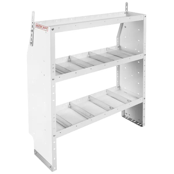 ADJUSTABLE 3 SHELF UNIT 42 IN X 44 IN X 131/2 IN