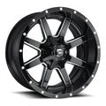 ~(44 lbs. 23X23X13)~ MAVERICK 20x10 8x180.00 GLOSS BLACK MILLED (-18 mm)
