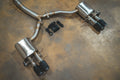 Audi B9 S4,S5 3.0L Catback T304 SS Burnt 3.5" Tips