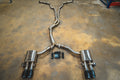 Audi B9 S4,S5 3.0L Catback T304 SS Burnt 3.5" Tips