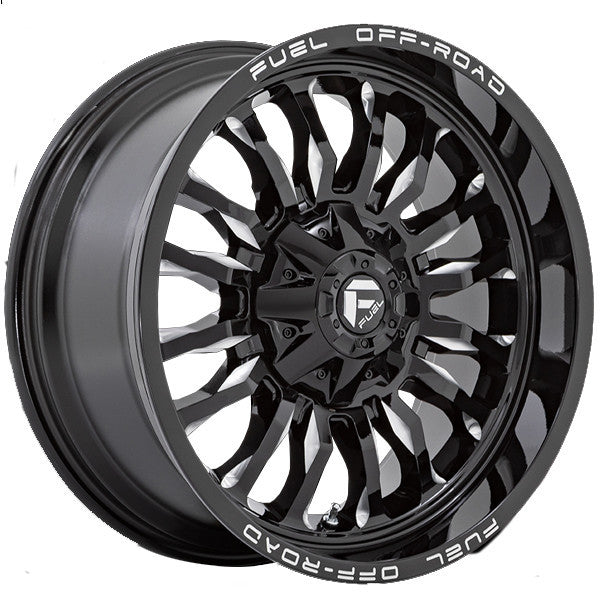D795 20X10 8X180 G-BLK-MILL -18MM