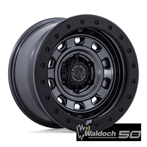 BR023 17X9 5X5.0 M-GNMTL M-BLK -12M