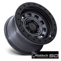 BR023 17X9 5X5.0 M-GNMTL M-BLK -12M