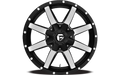 ~(33 lbs. 20X20X12)~ MAVERICK 17x9 6x135.00/6x139.70 MATTE BLACK MACHINED (-12 mm)
