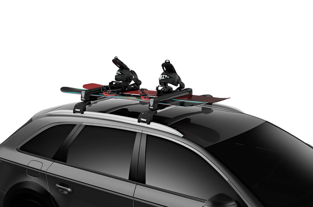 Thule SnowPack M Ski/Snowboard Rack - Black (Up to 4 Pair Skis/2 Snowboards)