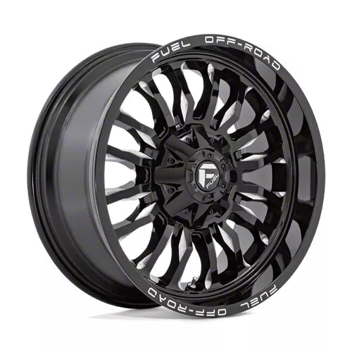 D795 20X10 8X170 G-BLK-MILL -18MM