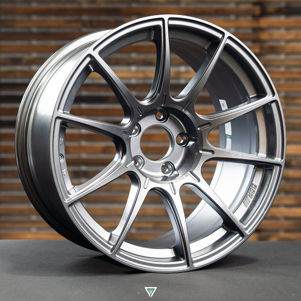 SSR GTX01 18x9.5 5x114.3 40mm Offset Dark Silver Wheel