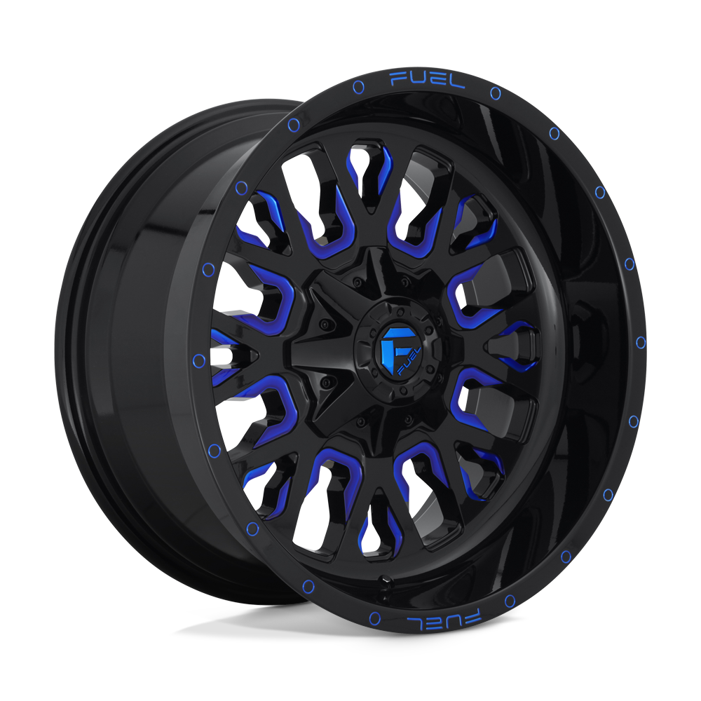 ~(44 lbs. 23X23X13)~ STROKE 20x10 5x139.70/5x150.00 GLOSS BLACK BLUE TINTED CLEAR (-18 mm)