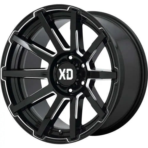 XD847 22X10 8X170 G-BLK MILL 12MM