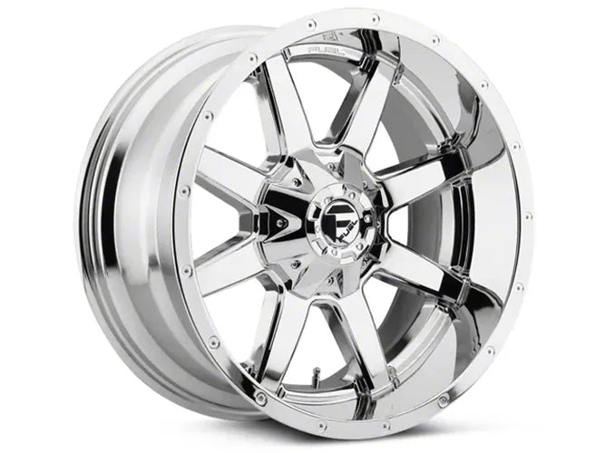 ~(40 lbs. 23X23X12)~ MAVERICK 20x9 5x139.70/5x150.00 CHROME PLATED (1 mm)