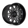 KMC Wheels black auto part