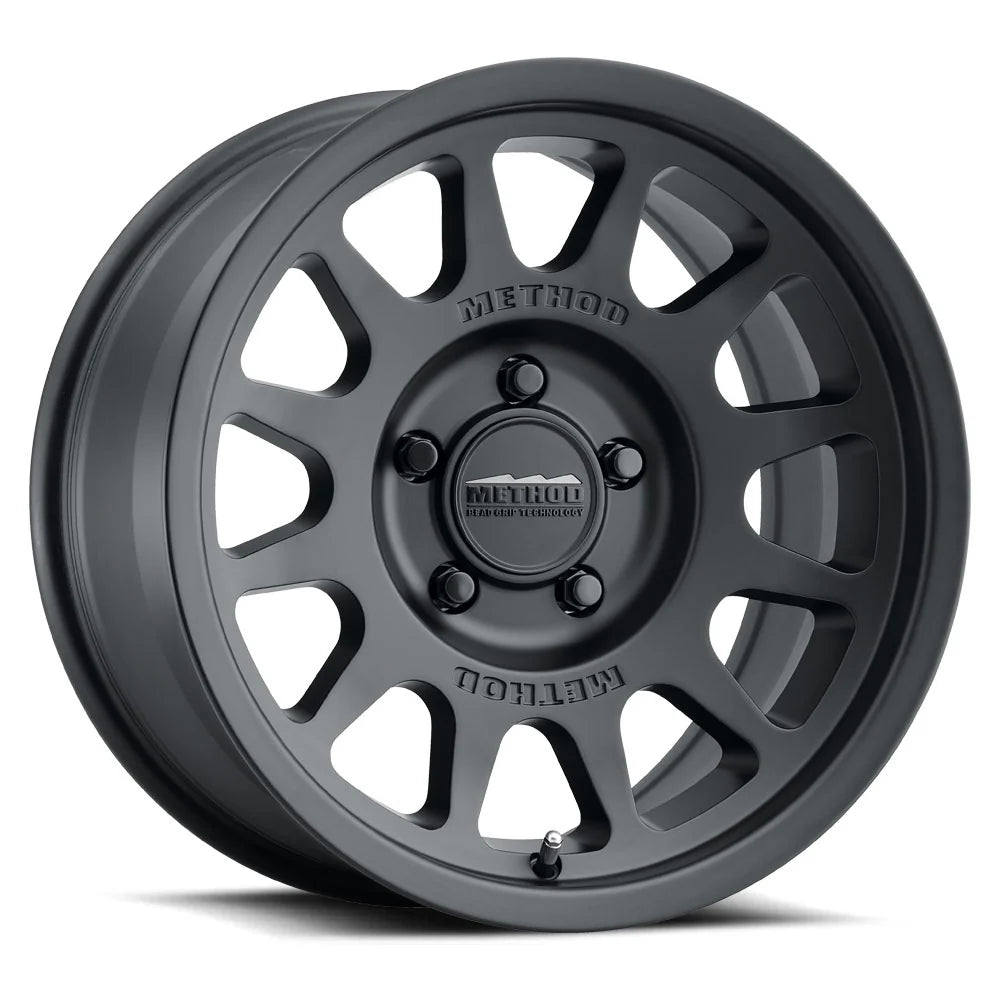 Method MR703 17x8.5 0mm Offset 6x5.5 106.25mm CB Matte Black Wheel
