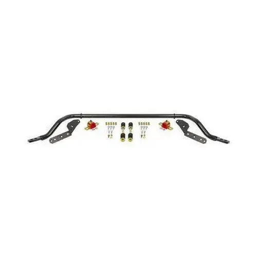 BMR 64-67 GM A-Body 1.25in Hollow 2-Hole Adjustable Front Sway Bar Kit - Black Hammertone