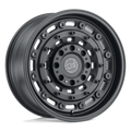 BRARS 16X8 BLANK TXT-M-BLK -10MM