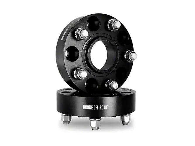 Borne Off-Road Wheel Spacers - 5x127 - 71.6 - 45mm - M14 - Black