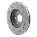 DFC 19-26 Cadillac Escalade Front Right Drilled & Slotted Geoperformance Rotor
