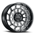 Aluminum Wheels 22x10 Warp 955M Milled Gloss Black -19 Offset 6 on 139.7 Bolt Pattern 106.1 Bore Raceline