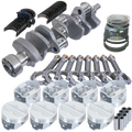 Eagle Chevy LT1 350 1Pc 3.750in Crank 5.700in I-Beam Rods -10cc 4.030in Pistons Rotating Assembly