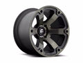 ~(39 lbs. 21X21X12)~ BEAST 18x9 6x135.00 MATTE BLACK DOUBLE DARK TINT (20 mm)