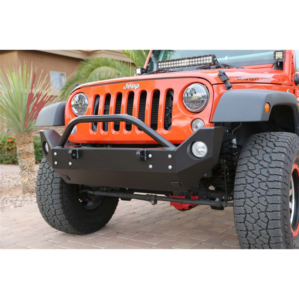 Rock Hard 4x4 Patriot Series Mid Width Front Bumper for Jeep Wrangler JK 2007 - 2018 [RH-5023]