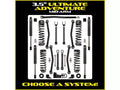 Rock Krawler 3.5 Inch T-Rex Hybrid Trail Runner System w/ Fast CD Adjusters Lift Kit with Shocks JL35TX2-4XETR2