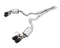 AWE Tuning cat-back exhaust detail