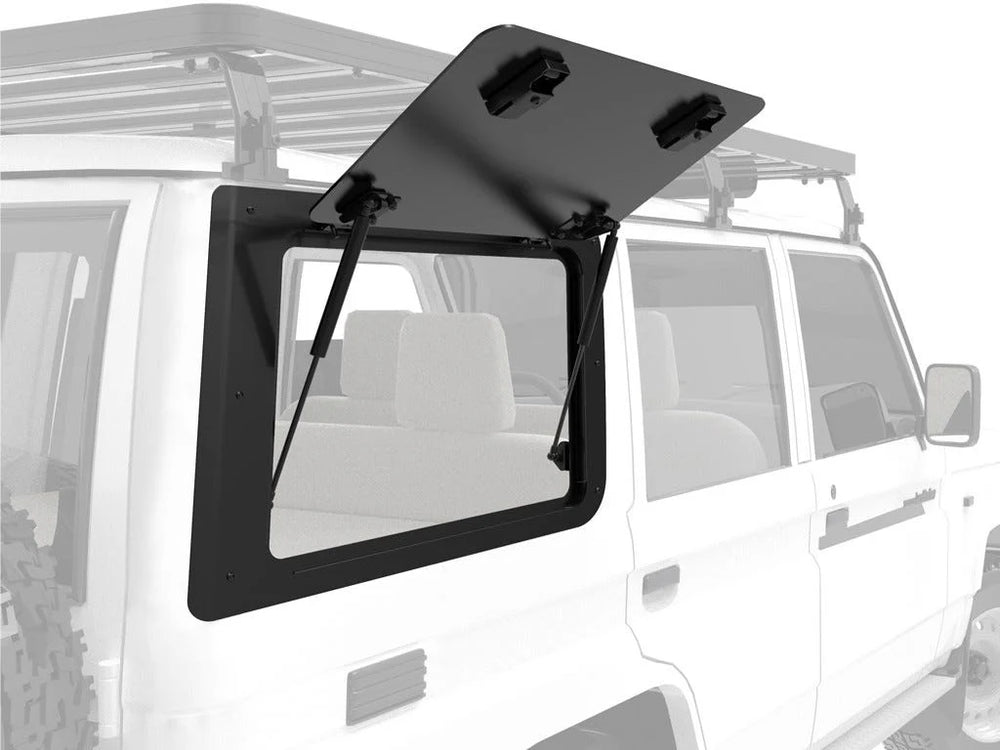 ~(30 lbs. 36X24X6)~ Toyota Land Cruiser 70 Gullwing Window / Right Hand Side Aluminium