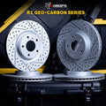 R1 Concepts Brake Rotor Drum- Slotted - Silver Fits Chevrolet LUV