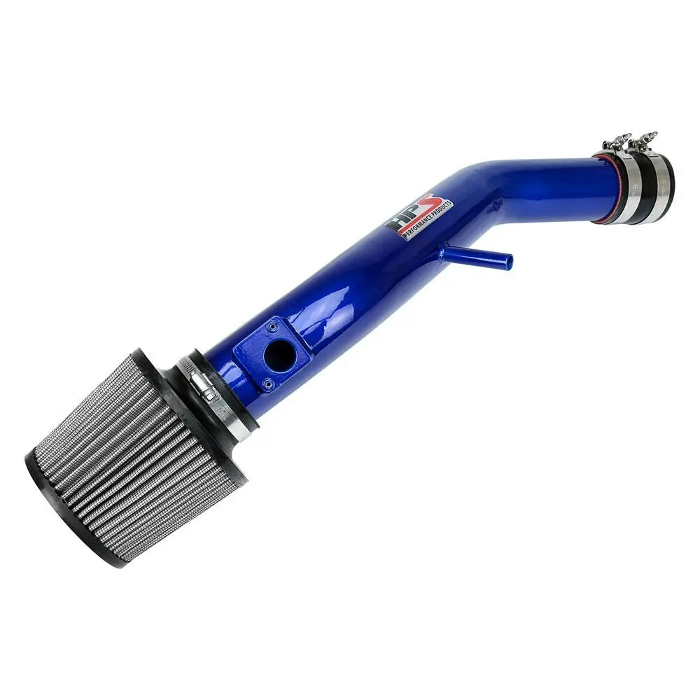 HPS Performance Performance Shortram Air Intake 2006-2011 Lexus GS350 3.5L V6 Includes Heat Shield Blue