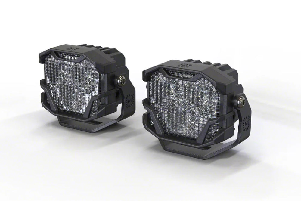 Morimoto 4Banger 2.0 NCS LED Pods (Flood / Yellow)(Set)