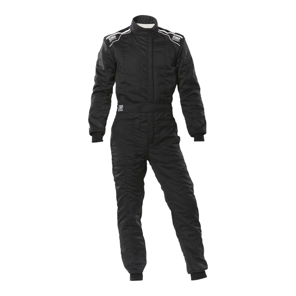 OMP Sport Overall Racing Suit FIA 8856-2018 - Black - Sz M (50-52)