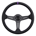carbon fiber perforated leather race wheel red