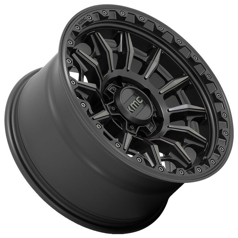 CARNAGE 17X9 6X5.5 00MM SATIN BLACK W/ GRAY TINT