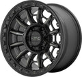 CARNAGE 17X9 6X5.5 00MM SATIN BLACK W/ GRAY TINT