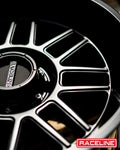 Aluminum Wheels 18x9 Split 948B Satin Black 18 Offset 8 on 180 Bolt Pattern 124.2 Bore Raceline