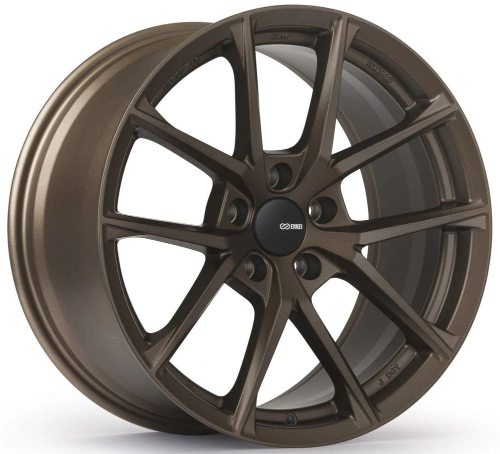 Enkei Helix 18x8 / 5x114.3 Bolt Pattern / 35mm Offset / 72.6mm Bore - Matte Bronze Wheel *MOQ 40