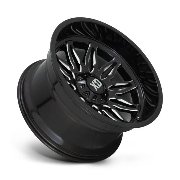 KMC Wheels black auto part