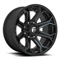 ~(44 lbs. 23X23X13)~ SIEGE 20x10 8x165.10 GLOSS MACHINED DOUBLE DARK TINT (13 mm)