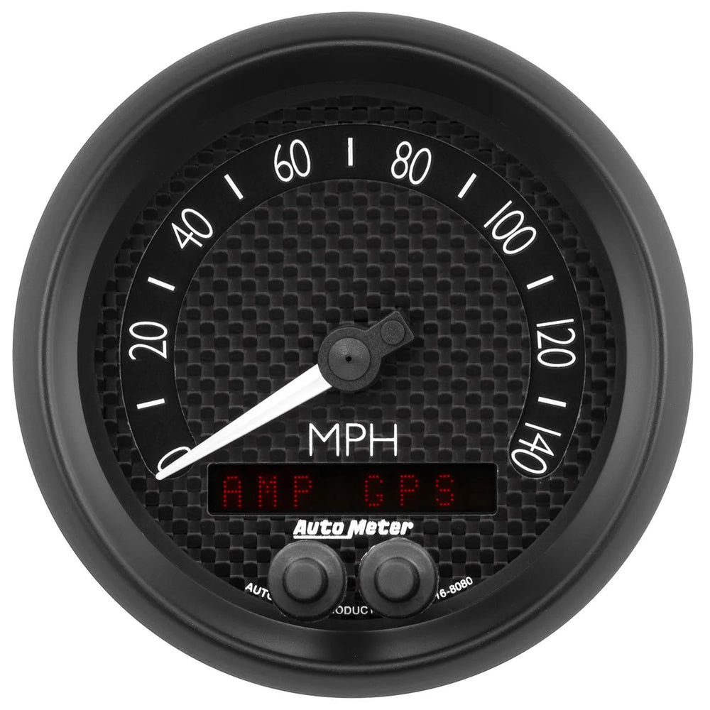 ~(1.3 lbs. 6X6X6)~ GAUGE SPEEDOMETER 3 3/8 IN 140MPH GPS GT