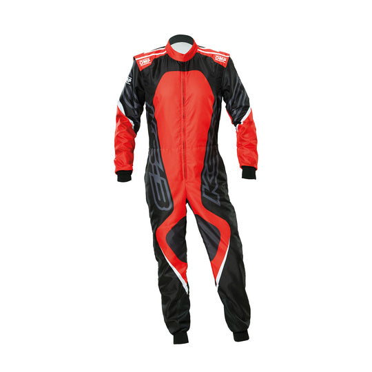 OMP KS-3X ART OVERALL FIA 8877-2022 (ADULT) BLACK / RED SZ 58