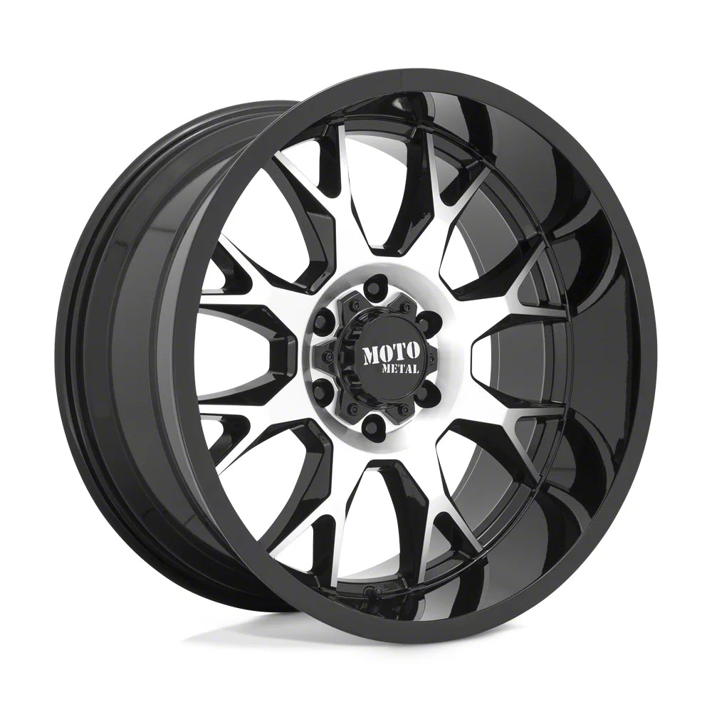 Wheel Pros MO806 20X9 8X180 G-BLK MACH 00MM