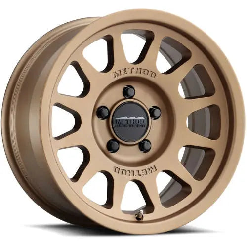 Method MR703 17x8.5 0mm Offset 5x150 110.5mm CB Method Bronze Wheel