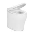 8540MACERATOR TOILET W/SLOW CLOSE PLASTIC SEAT HANDWAVE SWITCH 12V WHT
