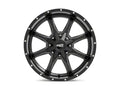 MO970 22X10 5X5.0/5.5 SG-BLK-MILL -18MM