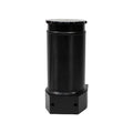 ~(6 lbs. 10X10X6)~ Pro Touring Black Anodized Remote Reservoir Kit no.6AN Return no.10AN Feed PSC Performance Steering Components