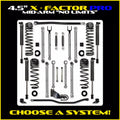 Rock Krawler 2020+ Jeep Wrangler JLU 4DR 4.5in X Factor Pro (No Limits) Aluminum System