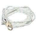 325FT VERTICAL LIFELINE 5/8IN POLY BLEND ROPE SNAP HOOK WHITE