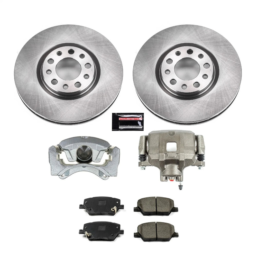 Power Stop 2017 Jeep Compass Front Autospecialty Kit w/Calipers