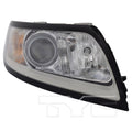 CAPA 0811 VL S40/V50 HALOGEN HEADLIGHT ASSY RH
