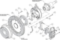 Wilwood AERO4 Rear P-Brake Kit 14.00in 58-64 Olds/Pontiac Ends 2.81in Offset